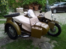 Dnepr K-750, MW 750, Ural M72 Windschutzscheibe und Plane f�r de