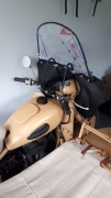Dnepr K-750, MW 750, Ural M72 Windschutzscheibe f�r das Motorrad, Kunstleder