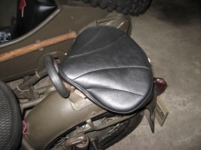 Dnepr K-750, MW 750, Ural M72 Sattelschoner, Sitzauflage schwarz