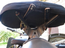 Dnepr K-750, MW 750, Ural M72 Sattelschoner, Sitzauflage schwarz