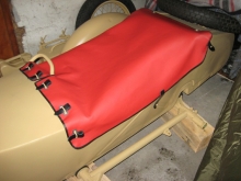 Dnepr K 750, MW 750, Ural M72 Plane f�r den Beiwagen aus Leder r