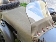 Dnepr K-750, MW 750, Ural M72 Windschutzscheibe und Plane f&uuml