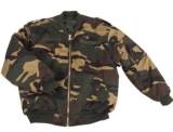 US Pilotenjacke MA1 woodland neu