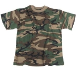 Milit&auml;r T-Shirt Woodland neu