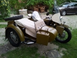 Dnepr K-750, MW 750, Ural M72 Windschutzscheibe und Plane f�r de