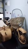 Dnepr K-750, MW 750, Ural M72 Windschutzscheibe f�r das Motorrad, Stoff