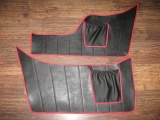 Dnepr K-750, MW 750, Ural M72 Beiwagenverkleidung rot Leder