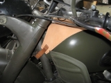 Dnepr K 750, MW 750, Ural M72 Tankh�lle; Tankschutz aus echtem L