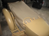 Dnepr K 750, MW 750, Ural M72, Plane f�r den Beiwagen aus Stoff,