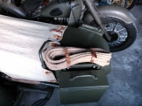 BMW R75, R-71, R-12, Z�ndapp KS 750 Seil (natur) mit 2 Lederriem