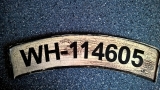 BMW R75, R-71, R-12, Z�ndapp KS 750, 2 Kennzeichenschild Replika