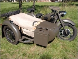 Dnepr K 750, MW 750, Ural M72 Plane f�r den Beiwagen aus Stoff,