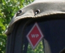 GAZ 69 Aufkleber WP (für Militärfahrzeuge pol. Armee)