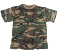 Militär T-Shirt Woodland neu