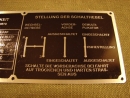 GAZ 69 Typenschild des Schaltschemas auf deutsch (Demultiplikato